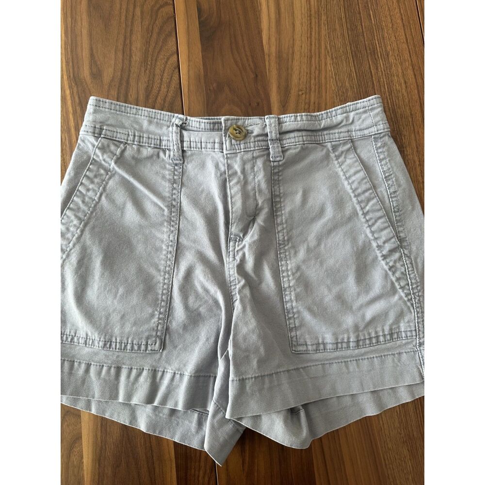 A New Day Women's Grey Stretch Denim Shorts Size 2 Casual Jean Shorts